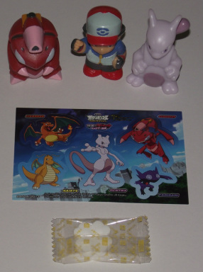 Pokémon Mewtwo Figure Tomy Japanese Toy Vintage Auldey New in Box Movie Red  Blue